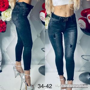 Rifle jeans dlhé dámske (34-42) JEANS JAW22QR32