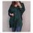 Košeľa oversize dlhý rukáv dámske (2XL/3XL ONE SIZE) TALIANSKA MÓDA IMWB22109