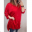 Košeľa oversize dlhý rukáv dámske (2XL/3XL ONE SIZE) TALIANSKA MÓDA IMWB22109