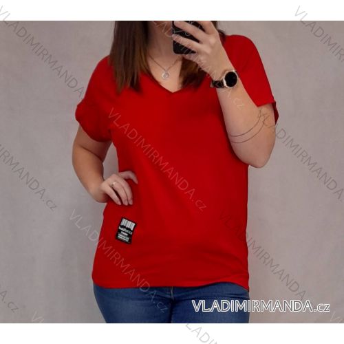 Tričko oversize krátký rukáv dámská (XL/2XL ONE SIZE) ITALSKÁ MÓDA IMC22031