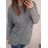 Sveter tenký oversize dlhý rukáv dámsky (XL / 3XL ONE SIZE) TALIANSKÁ MÓDA IMWA217017