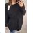 Sveter tenký oversize dlhý rukáv dámsky (XL / 3XL ONE SIZE) TALIANSKÁ MÓDA IMWA217017