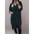 Šaty oversize maxi dlhý rukáv dámske (2XL / 3XL ONE SIZE) TALIANSKÁ MÓDA IMWD2120148