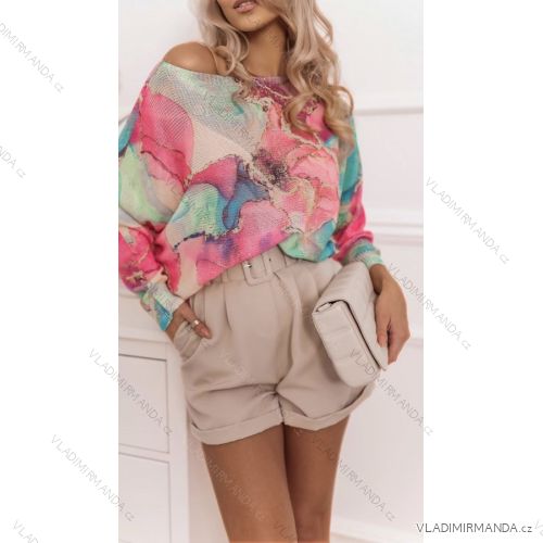 Kraťasy letné dámske (S/M ONE SIZE) TALIANSKA MÓDA IMWA22593