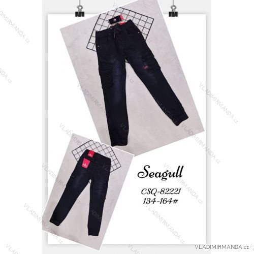 Rifle jeans dorast chlapčenské (134-164) SEAGULL SEA22CSG-82221