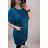 Šaty oversize krátky rukáv dámske nadrozmer (4XL/5XL ONE SIZE) TALIANSKA MÓDA IM423002