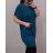Šaty oversize krátky rukáv dámske nadrozmer (4XL/5XL ONE SIZE) TALIANSKA MÓDA IM423002