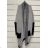 Cardigan pletený dlouhý rukáv dámský (S/M ONE SIZE) ITALSKÁ MÓDA IMWK22095