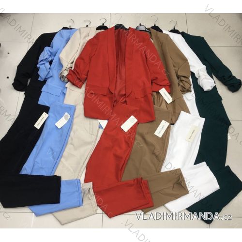 Súprava elegantné sako a nohavice dámska (S-XL) TALIANSKA MÓDA IMWA22615