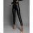 Legíny/nohavice dlhé koženkové dámske (S-XL) TALIANSKA MÓDA IMWA22623