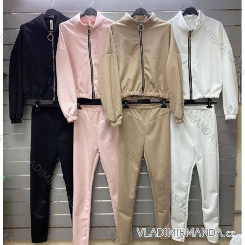 Súprava tepláková dámska (S/M ONE SIZE) TALIANSKA MÓDA IMWA22634