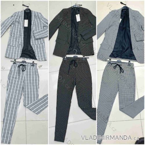 Súprava elegantné sako a nohavice dámska (2XL-6XL) TALIANSKA MÓDA IMWA22682