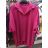 Tunika košeľová dlhý rukáv dámska nadrozmer (3XL/4XL ONE SIZE) TALIANSKA MODA IMB22501