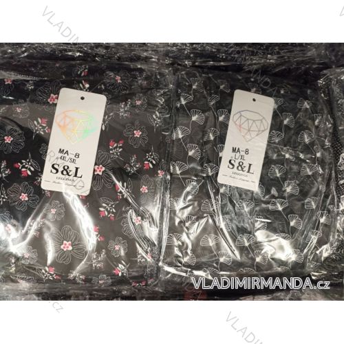 Legíny dlhé dámske nadrozmer (L-5XL) SAL SMILING SAL22MA-8