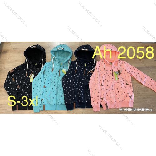 Mikina na zips s kapucňou dámska (S-3XL) VINTE VIN22AH2058