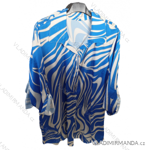 Košeľa predĺžená/šaty dlhý rukáv dámska nadrozmer (2XL/3XL ONE SIZE) TALIANSKA MóDA IM722026