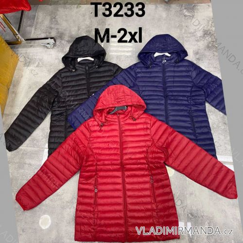 Bunda s kapucí dámská (M-2XL) POLSKÁ MÓDA PMWK22T3233