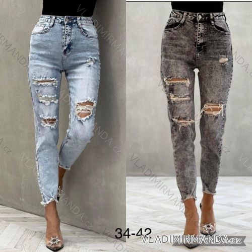 Rifle jeans dlhé dámske (34-42) JEANS JAW221071
