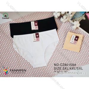 Nohavičky bavlnené dámske nadrozmer (3XL-5XL) FANNIFEN PES22CZ8015A
