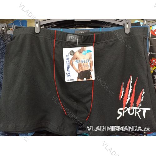 Boxerky bavlnené pánske (M-3XL) PESAIL PES22G531