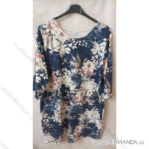 Šaty krátky rukáv dámska nadrozmerná (3XL/4XL ONE SIZE) TALIANSKA MÓDA IMWQ21HANA