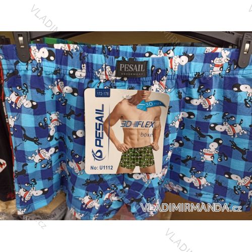 Boxerky bavlnené pánske (M-3XL) PESAIL PES22U1112