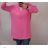 Tunika košeľová s opaskom krátky rukáv dámska nadrozmer (XL/2XL ONE SIZE) TALIANSKA MÓDA IMJ22008
