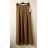Sukně maxi dlouhá v pase na žabičkování dámská (S/M/L ONE SIZE) ITALSKÁ MÓDA IMM22MAXIMA