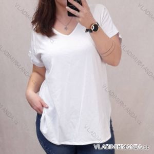 Tričko oversize krátky rukáv dámska (XL/2XL ONE SIZE) TALIANSKA MÓDA IMC22187