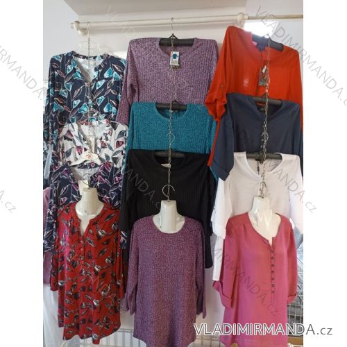 Tunika krátky rukáv dámska nadrozmerná (L-3XL) BATY BAT22005