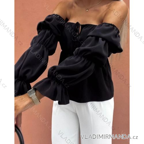 Top carmen dlhý rukáv dámska (S/M ONE SIZE) TALIANSKA MÓDA IMWA221206