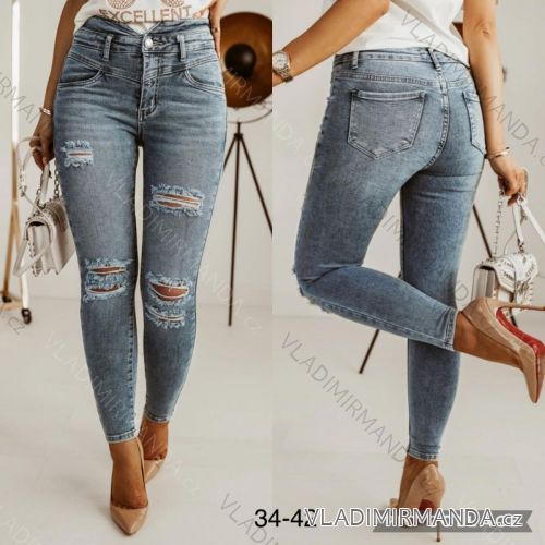 Rifle jeans dlhé dámske (34-42) M.SARA MSR221237