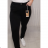 Rifle jeans dámske nadrozmerné (30-42) M.SARA MA122MS2150-13/DR 40 čierna