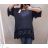 Tunika oversize krátky rukáv dámska nadrozmer (2XL/3XL ONE SIZE) TALIANSKA MÓDA IMB22052