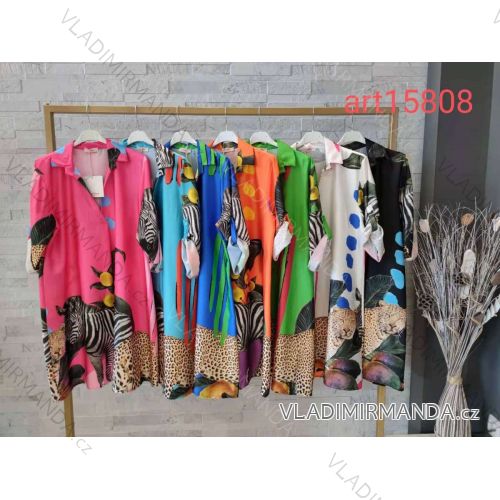 Košeľa predĺžená oversize dlhý rukáv dámska (S/M/L/XL ONE SIZE) TALIANSKA MÓDA IMWB2215808