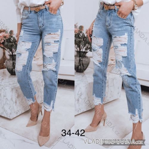 Rifle jeans dlhé dámske (34-42) JEANS JAW221323