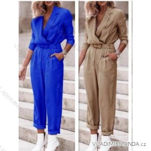 Overal dlhý elegantný dlhý rukáv dámsky (S/M ONE SIZE) TALIANSKA MÓDA IMWB221389