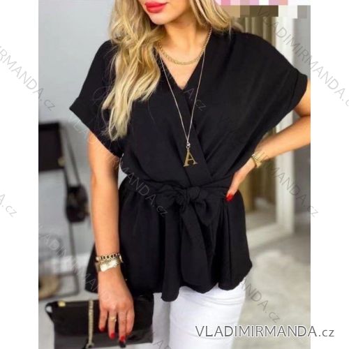 Tunika krátky rukáv dámska (S/M ONE SIZE) TALIANSKA MÓDA IMWY221398