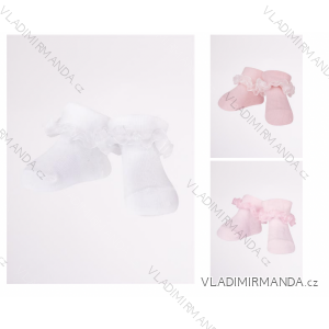 Ponožky dojčenské detské dievčenské (0-9 mesiacov) YOCLUB SKFA-119GMIX/D/74