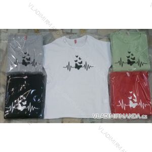 Tričko krátky rukáv dámske nadrozmer (2XL-4XL) TURECKÁ MÓDA TMD22062
