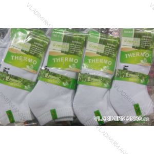 Ponožky členkové thermo bambusové dámske (35-38 / biela) PESAIL BW4500A