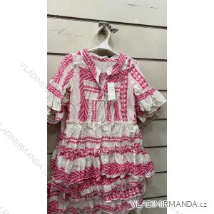 Šaty elegantné letné detské dorast dievčenské (4-14 rokov) TALIANSKA MÓDA IVD22015