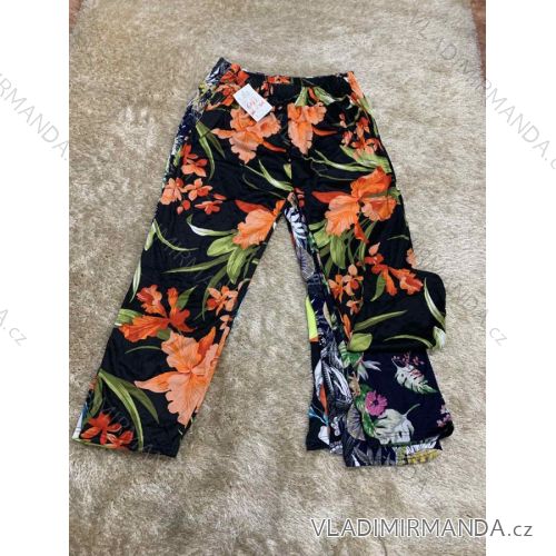 Nohavice letné dlhé dámske nadrozmer (3XL-8XL) TURECKÁ MÓDA TMWL226772