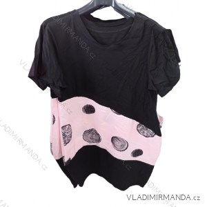 Šaty oversize krátky rukávom dámska (M/L/XL ONE SIZE) TALIANSKA MÓDA IM722144