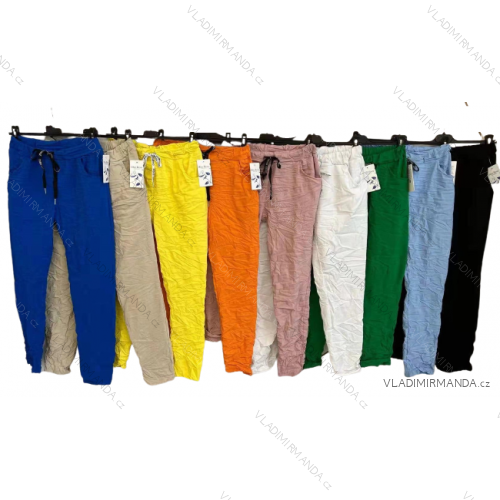 Nohavice dlhé strečové dámske (S/M/L ONE SIZE) TALIANSKA MÓDA IMM22376