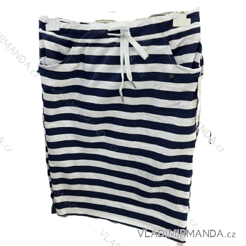 Sukně bavlněná dámská proužek (S/M ONE SIZE) ITALSKÁ MÓDA  IMM23M5810