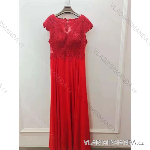 Šaty dlhé spoločenské elegantné plesové dámske (S/M ONE SIZE) TALIANSKA MÓDA IMM22408
