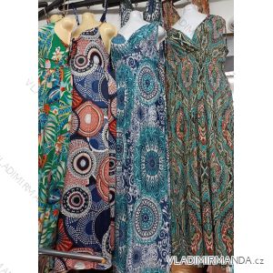 Šaty dlhé elegantné icecool bez rukávov dámske (S-XL) TALIANSKA MODA IMB22104