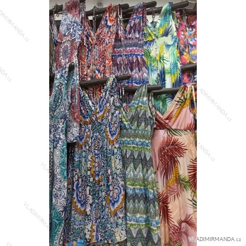 Šaty krátke elegantné icecool bez rukávov dámske (S-XL) TALIANSKA MODA IMB22106