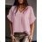 Tunika oversize krátky rukáv dámska (L/XL/2XL ONE SIZE) TALIANSKA MÓDA IMD22346
